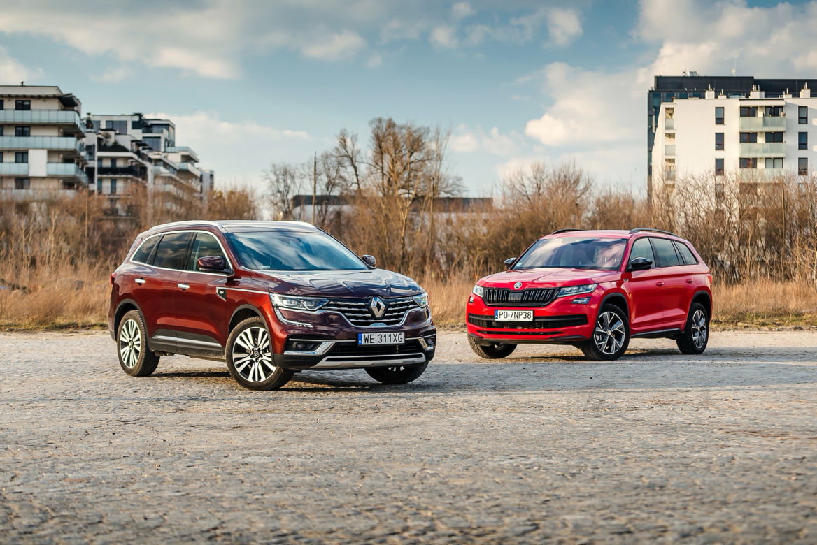 Renault Koleos 2.0 dCi 190 KM X-Tronic 4x4 Initiale Paris vs. Skoda Kodiaq 2.0 TDI 190 KM DSG7 4x4 Sportline