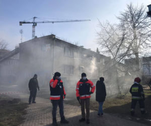 Pożar przy ul. Wrońskiej w Lublinie