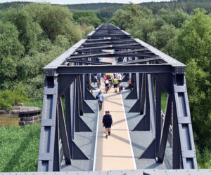 Siekierki: Oddanie do użytku wyremontowanego mostu na Odrze