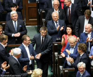 Pożegnanie Marka Kuchcińskiego i powitanie Elżbiety Witek