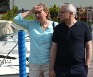 Barwy szczęścia odc. 1218. Alina (Hanna Dunowska), Waldemar (Jacek Romanowski)