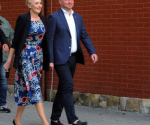 Prezydent wrócił do żony Andrzej Duda Agata Duda