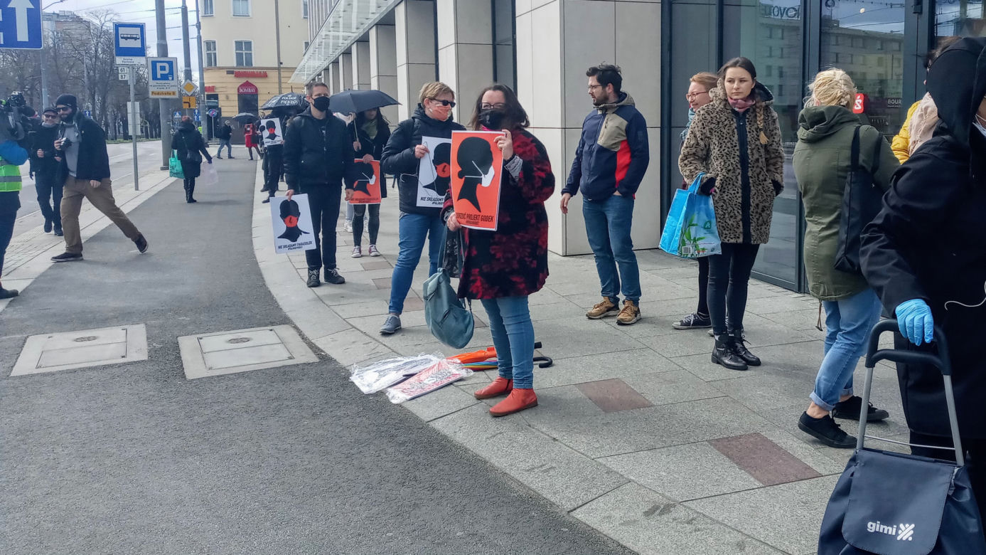 Czarny protest w Szczecinie
