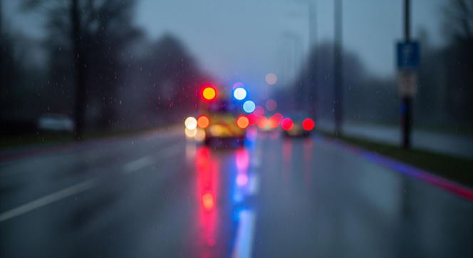 Mrożący krew w żyłach wypadek pod Kielcami. Karetka w rowie