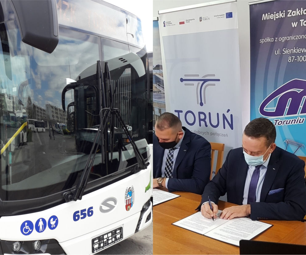 Podpisanie umowy na autobusy dla Torunia