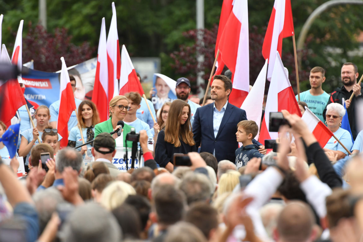 SZCZECIN KAMPANIA WYBORCZA KANDYDATA NA PREZYDENTA  RAFAŁA TRZASKOWSKIEGO