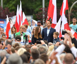 SZCZECIN KAMPANIA WYBORCZA KANDYDATA NA PREZYDENTA  RAFAŁA TRZASKOWSKIEGO