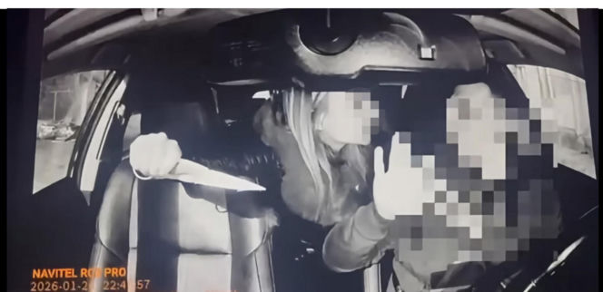 Nożowniczka groziła taksówkarzowi nożem. Szokujące sceny na łódzkim Widzewie