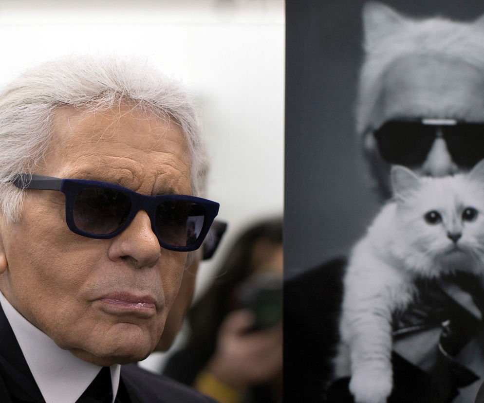 Karl Lagerfeld i jego kot, Choupette 