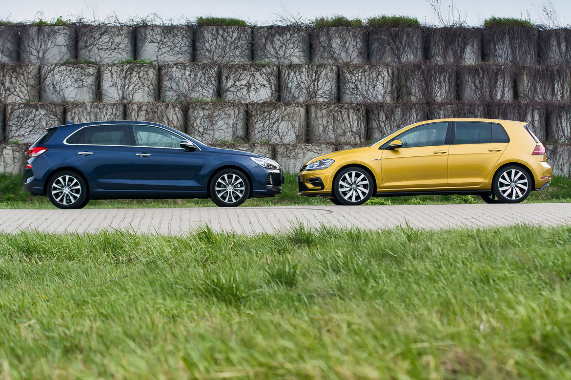 Hyundai i30 1.6 CRDi 136 KM 7DCT vs. Volkswagen Golf 2.0 TDI 150 KM DSG