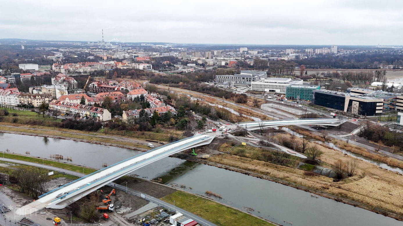 Nowe mosty Berdychowskie w Poznaniu