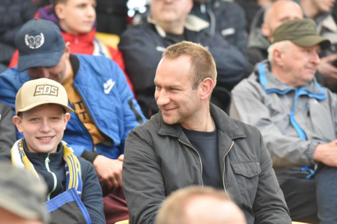 PRES Grupa Deweloperska Toruń - Stelmet Falubaz Zielona Góra, zdjęcia kibiców i zawodników ze sparingu na Motoarenie