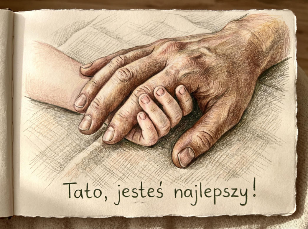 Kartka z życzeniami na Dzień Ojca