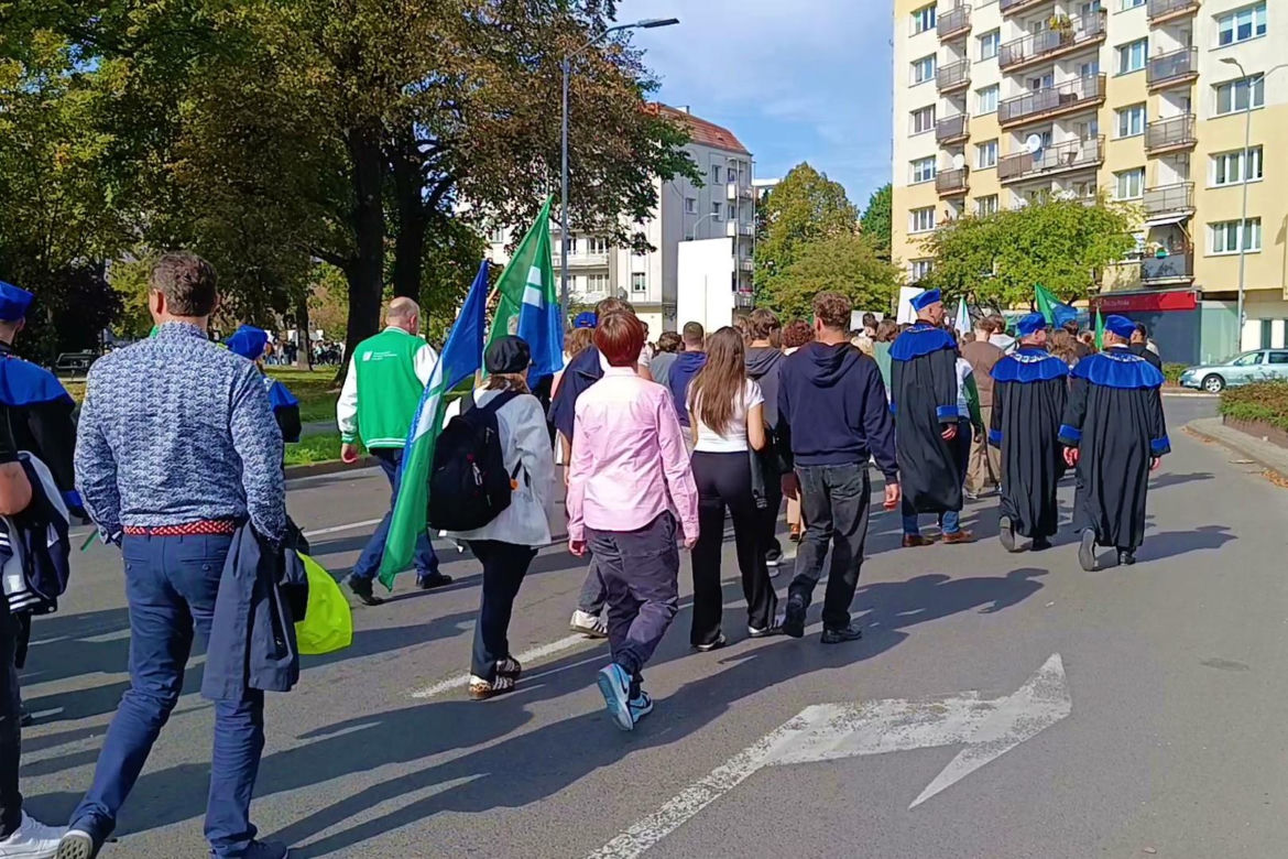 "Spacerek na uniwerek" w Szczecinie