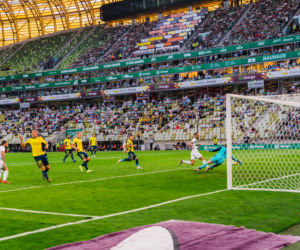 Lechia Gdańsk - Brøndby IF. Mecz Ligi Europy w obiektywie [ZDJĘCIA]