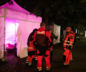 Białe Miasteczko 2.0, protest pracowników ochrony zdrowia