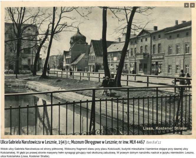 Synagoga w Lesznie na starych zdjęciach