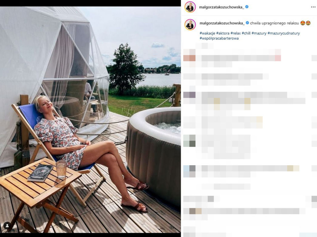 Małgorzata Kożuchowska świetnie radzi sobie po utracie pracy w popularnym serialu