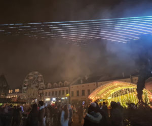 Rzeszów. Pokaz laserowy na Rynku [ZDJĘCIA]