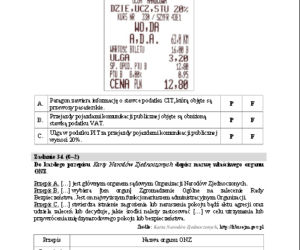 Matura rozszerzona WOS 14