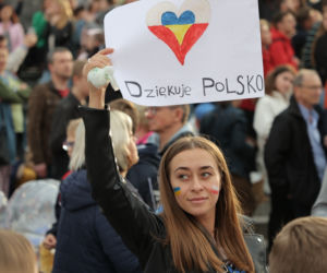 Ogromna manifestacja wdzięczności Ukraińców. „Przyjaciele, dziękujemy”
