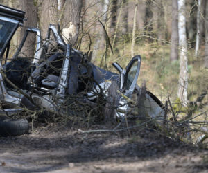 Koszmarny wypadek w Rulewie. Kierowca zginął w Poniedziałek Wielkanocny