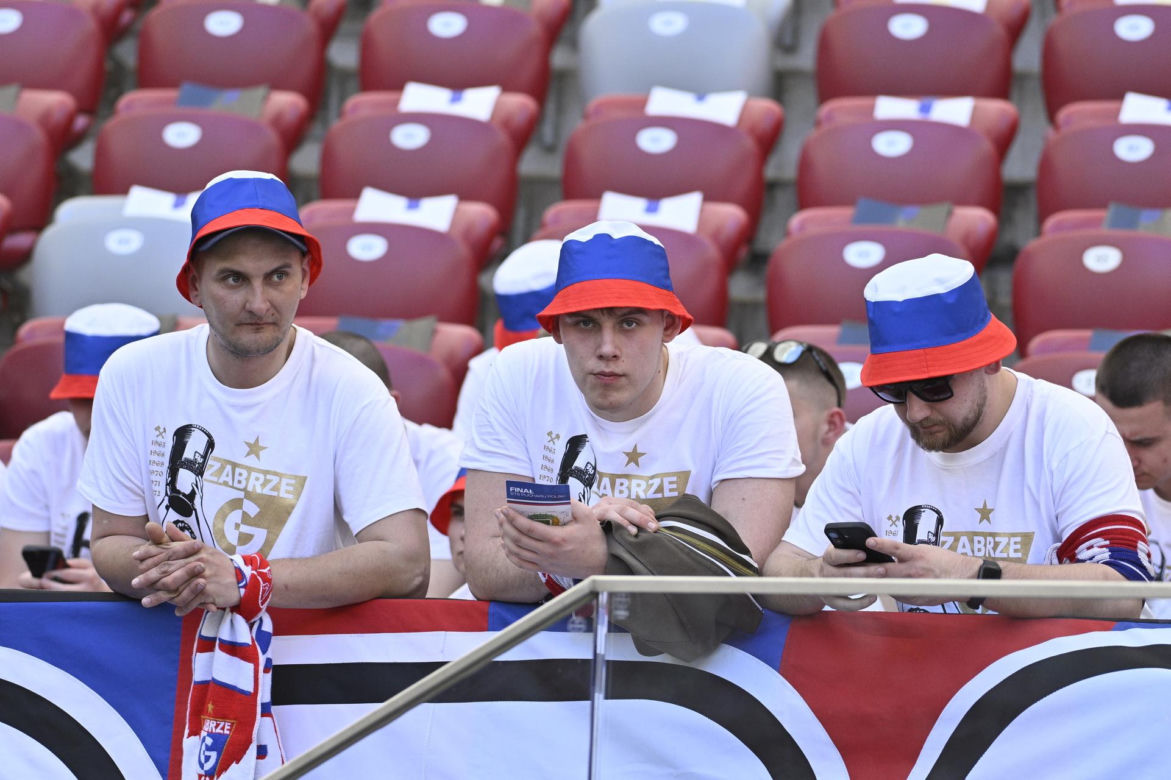 Kibice na finale Pucharu Polski: Górnik - Raków