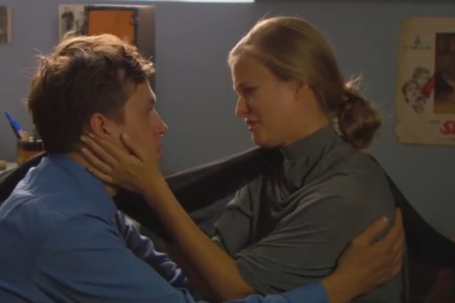 Ranczo 8 sezon odc. 102. Fabian Duda (Piotr Ligienza), Klaudia (Marta Chodorowska)
