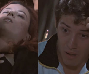 Barwy szczęścia odc. 1994. Mia (Maria Ruddick), Justin (Jasper Sołtysiewicz)