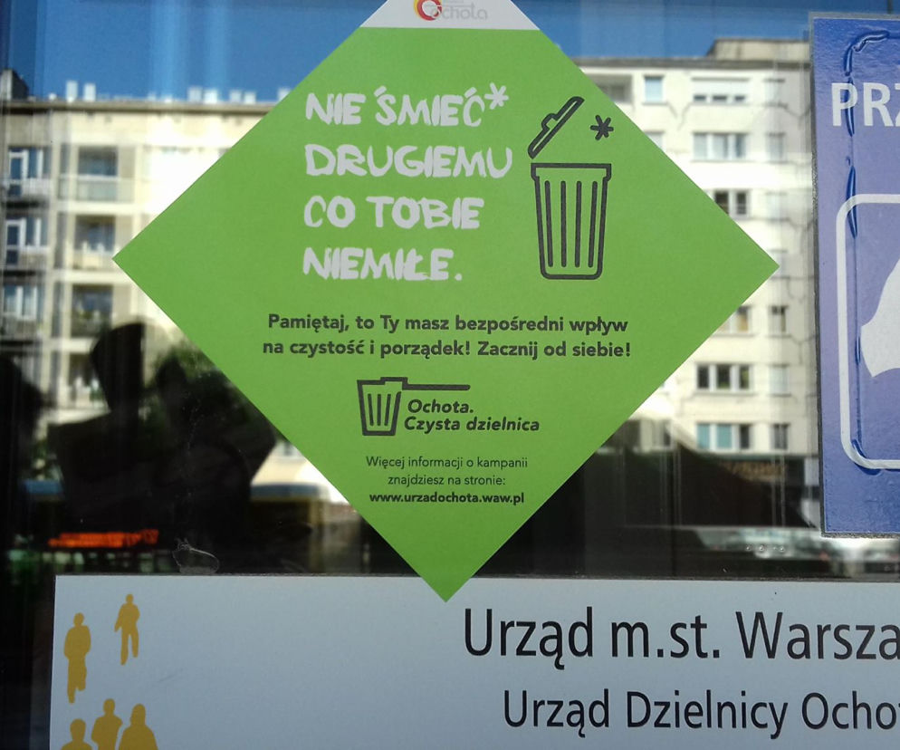Wojny śmieciowe na Ochocie. Nie śmieć drugiemu co Tobie niemiłe [AUDIO]