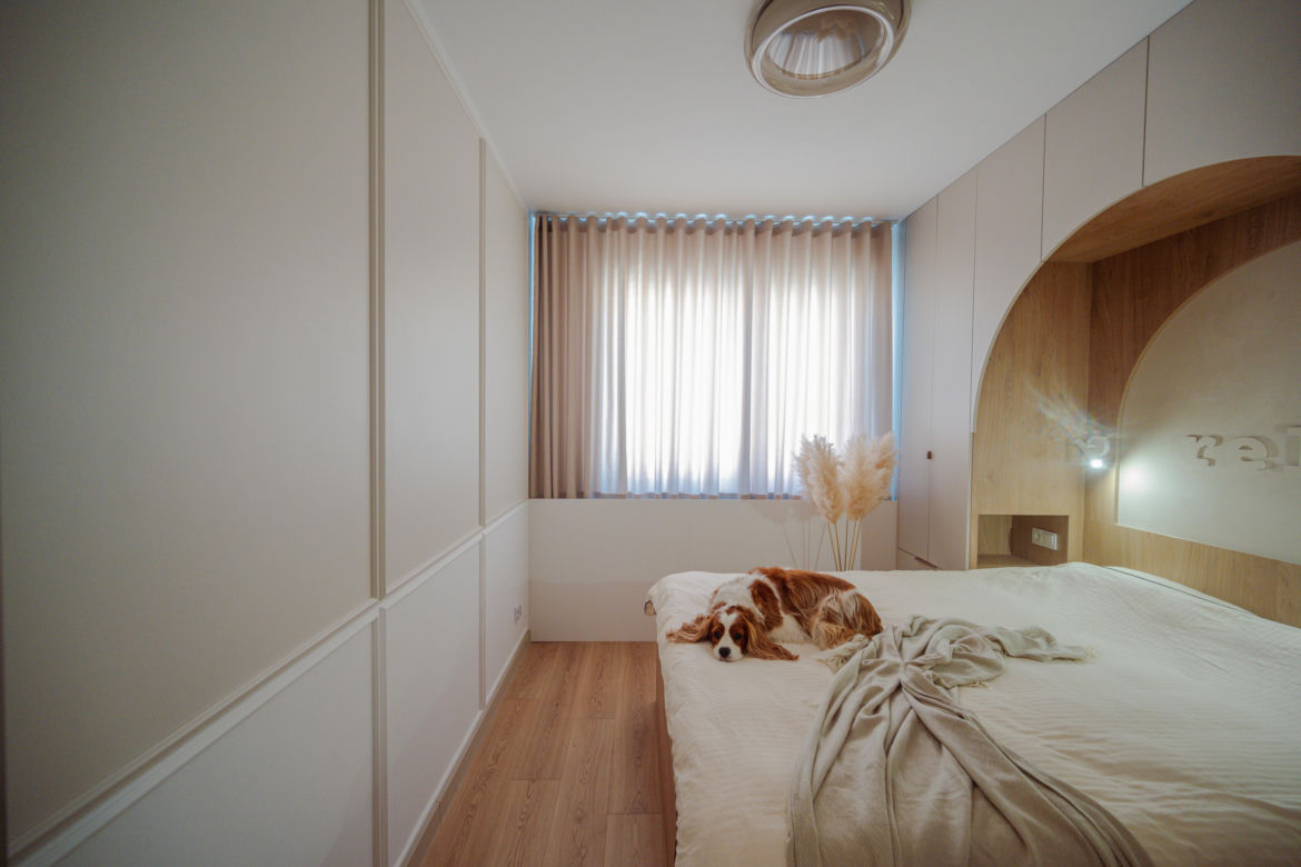 Nail Polish Inspired Interior: Hybryda mieszkania i studia fotograficznego na 63 metrach