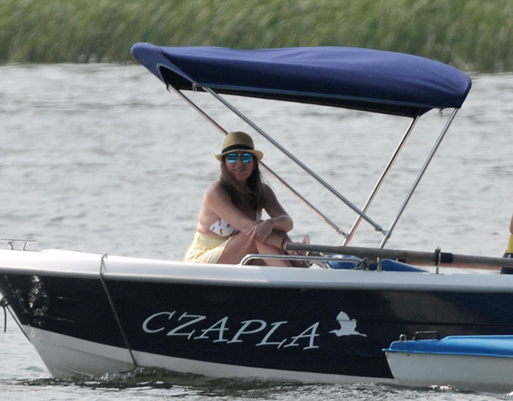 Kwaśniewscy prężą się do słońca