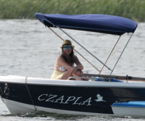 Kwaśniewscy prężą się do słońca