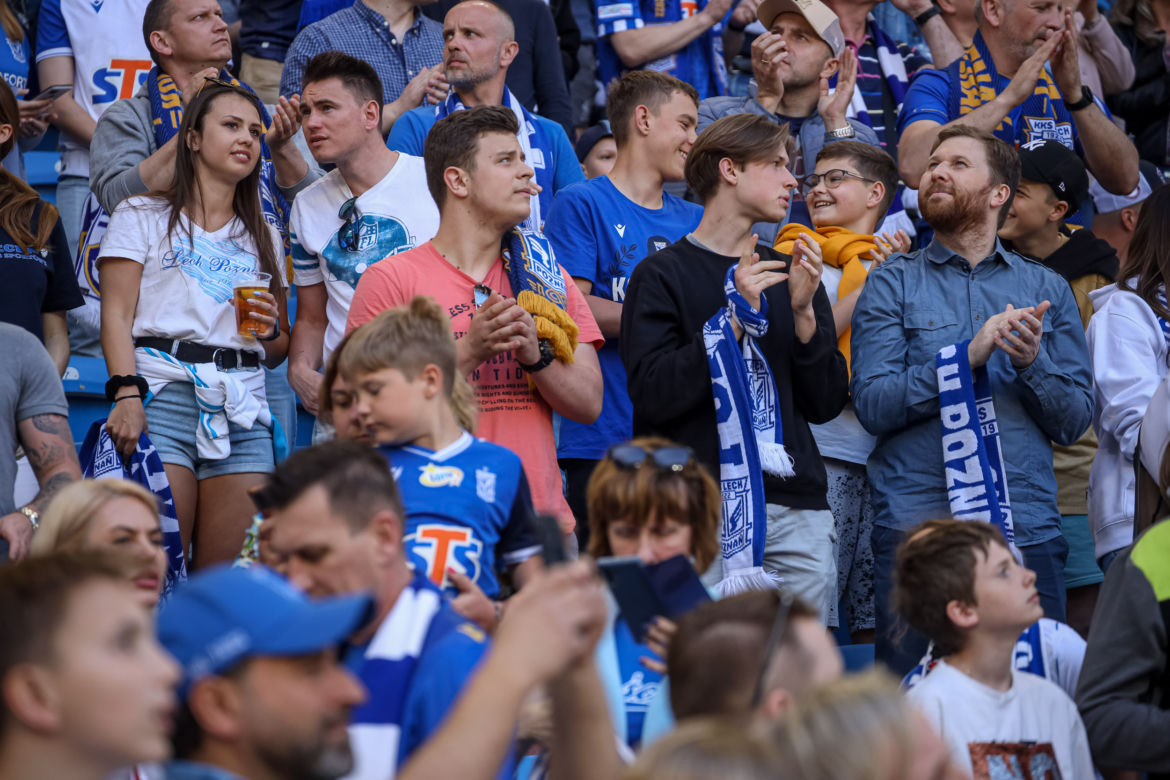 Tak bawili się kibice na meczu Lech Poznań - Jagiellonia Białystok