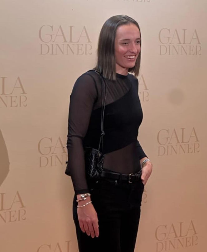Iga Świątek na Players Party