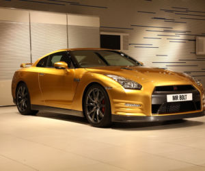 Usain Bolt i Nissan GT-R 