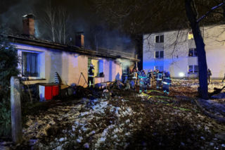 Pożar w budynku socjalnym. Tragiczny finał akcji ratunkowej