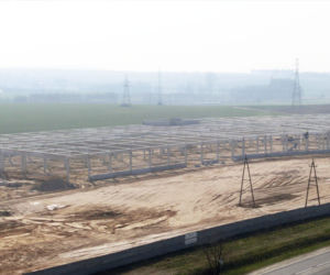 Tak wyglądał teren budowy parku handlowego Glogovia 25 marca 2015