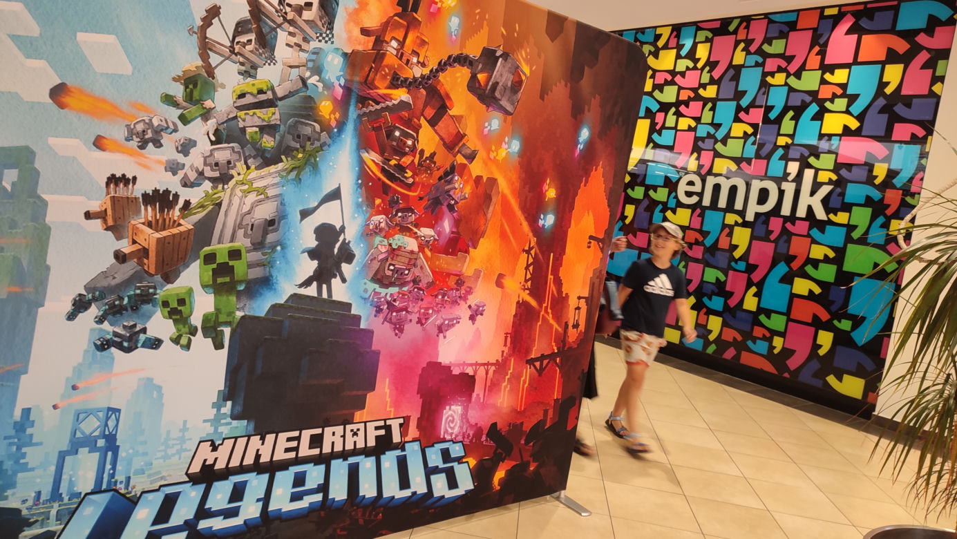 Minecraft w Galerii Leszno