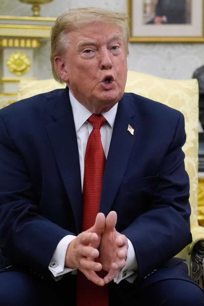 Prezydent USA Donald Trump uciszał w poniedziałek dziennikarkę CNN Kristen Holmes