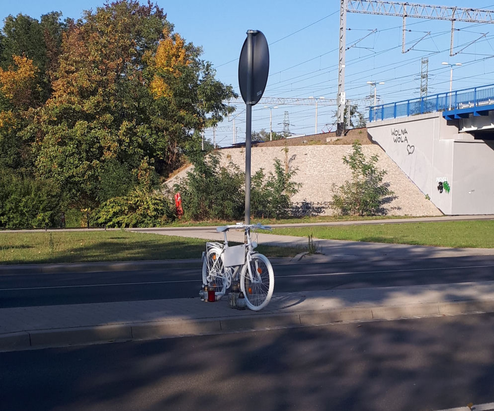 Ghost bike stanął w miejscu, gdzie doszło do wypadku