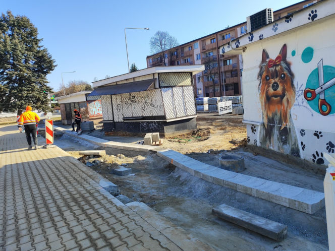 Trwa przebudowa odcinka ul. Chrobrego