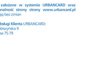 Co się zmienia w systemie UrbanCard?