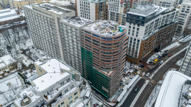 Apartamentowiec Flare przy Grzybowskiej 6A w Warszawie