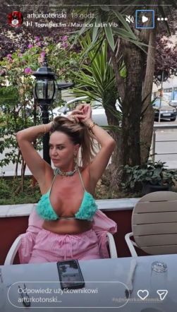 Agnieszka Kotońska na wakacjach