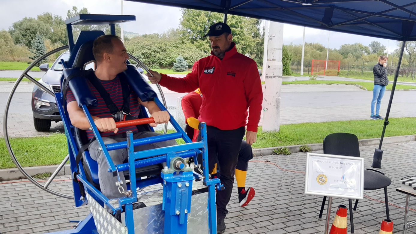 Symulator dachowania w Nowym Sączu