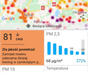 Smog w woj. śląskim - 17 stycznia