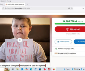 Tymek poleciał na leczenie do Dubaju