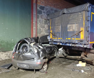 Tragiczny wypadek pod Wągrowcem. Młody kierowca nie miał szans! [ZDJĘCIA]