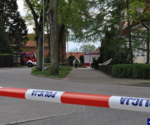 Przyszedł z niewybuchem na policję